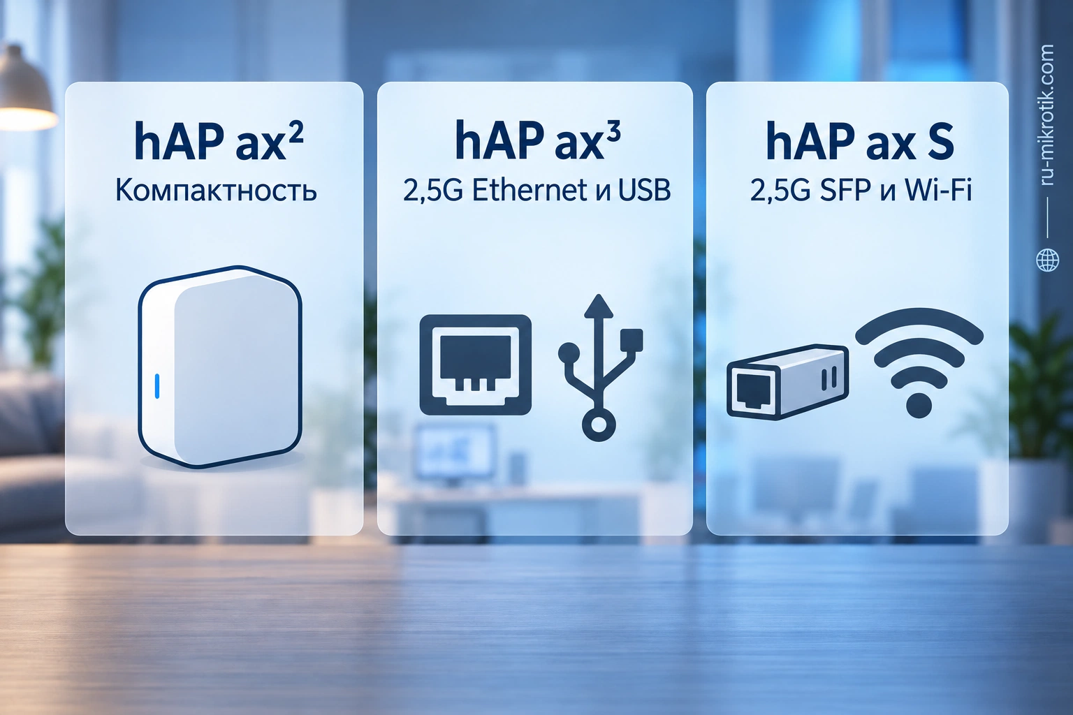 Критерии выбора MikroTik hAP ax2, hAP ax3 и hAP ax S