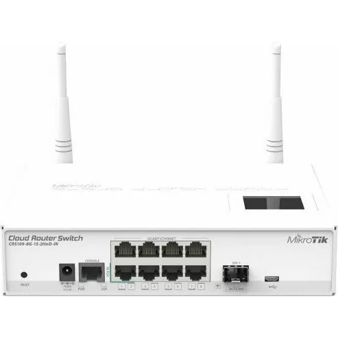 Коммутатор MikroTik Cloud Router Switch 109-8G-1S-2HnD-IN (CRS109-8G-1S-2HnD-IN)