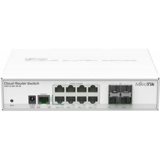 Коммутатор MikroTik Cloud Router Switch 112-8G-4S-IN (CRS112-8G-4S-IN) Коммутатор MikroTik Cloud Router Switch 112-8G-4S-IN (CRS112-8G-4S-IN)
