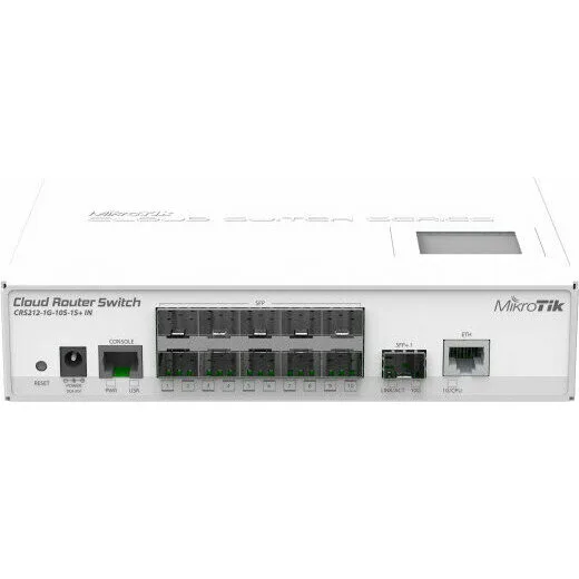 Коммутатор MikroTik Cloud Router Switch 212-1G-10S-1S+IN (CRS212-1G-10S-1S+IN)