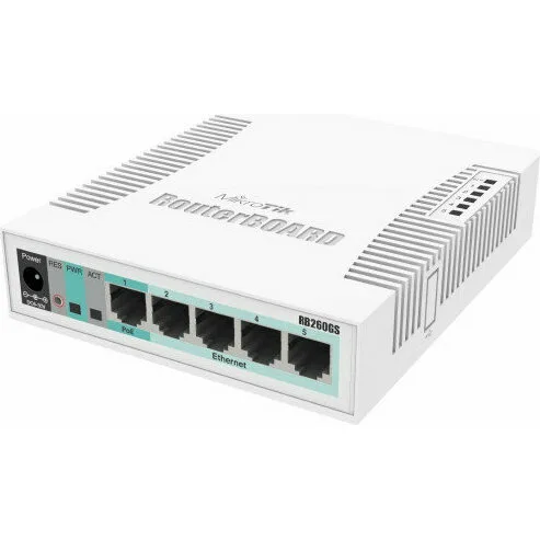 Коммутатор MikroTik RB260GS (CSS106-5G-1S)
