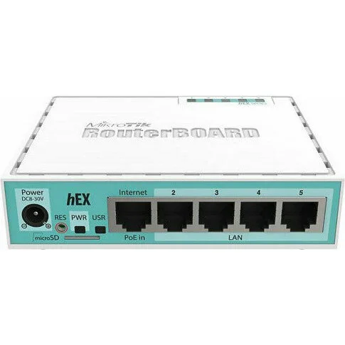 Маршрутизатор MikroTik hEX (RB750Gr3) Маршрутизатор MikroTik hEX (RB750Gr3)