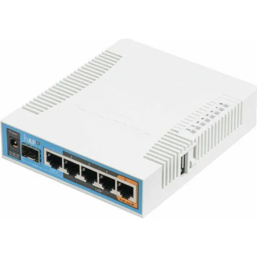 Wi-Fi роутер MikroTik hAP ac (RB962UiGS-5HacT2HnT) Wi-Fi роутер MikroTik hAP ac (RB962UiGS-5HacT2HnT)