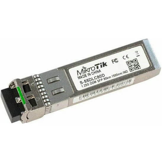 Оптический SFP модуль MikroTik S-55DLC80D Оптический SFP модуль MikroTik S-55DLC80D