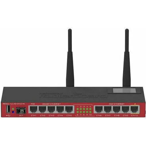Wi-Fi роутер MikroTik RB2011UiAS-2HnD-IN Wi-Fi роутер MikroTik RB2011UiAS-2HnD-IN