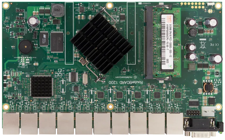 Маршрутизатор Mikrotik RB1200 PPC460GT, PPC, 680 MHz Маршрутизатор Mikrotik RB1200 PPC460GT, PPC, 680 MHz