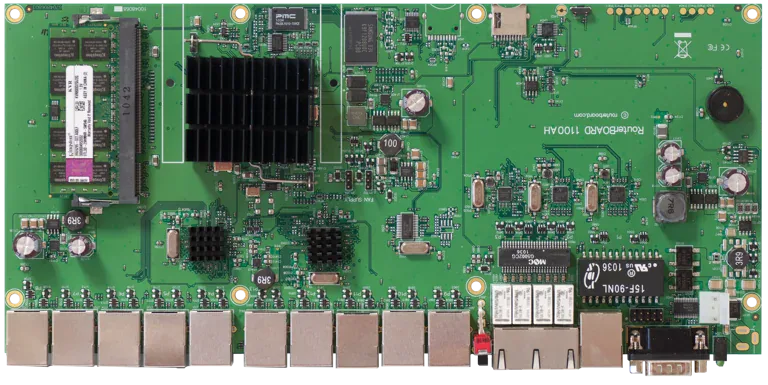 Маршрутизатор Mikrotik RB1100AH 13xGigabit Ethernet, Сетевой процессор, 1 GHz Маршрутизатор Mikrotik RB1100AH 13xGigabit Ethernet, Сетевой процессор, 1 GHz