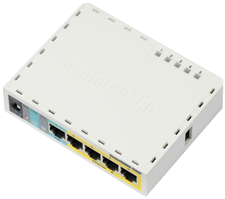 Mikrotik RB750UP маршрутизатор