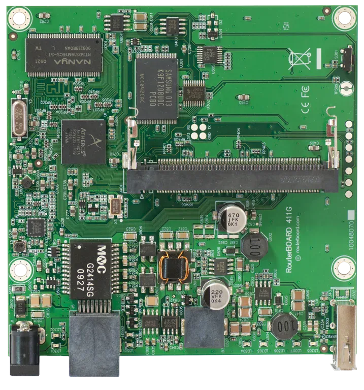 Маршрутизаторная плата Mikrotik RB411GL 1xGigabit Ethernet, AR7161, 64 MB RAM Маршрутизаторная плата Mikrotik RB411GL 1xGigabit Ethernet, AR7161, 64 MB RAM