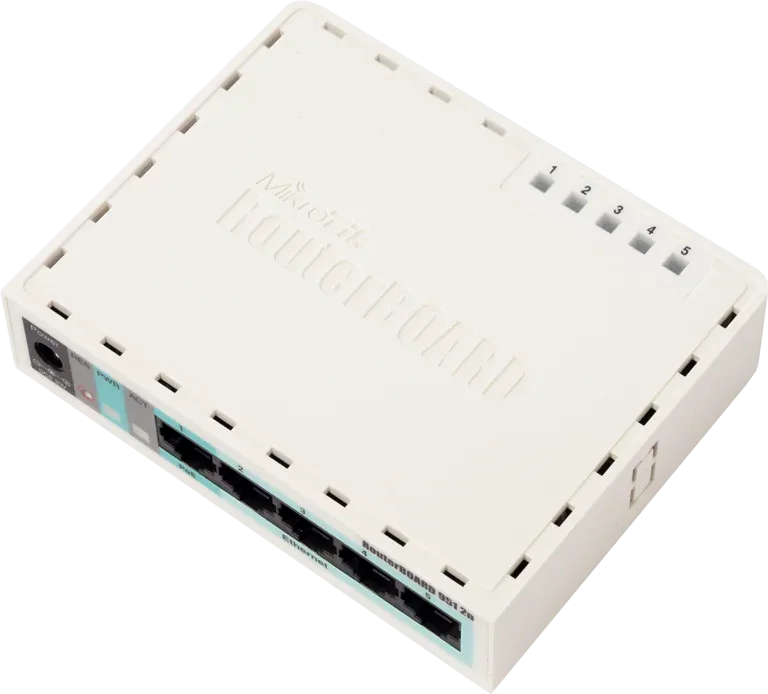 Wi-Fi роутер и точка доступа Mikrotik RB951-2n 5xFast Ethernet, Wi-Fi, AR9331 Wi-Fi роутер и точка доступа Mikrotik RB951-2n 5xFast Ethernet, Wi-Fi, AR9331