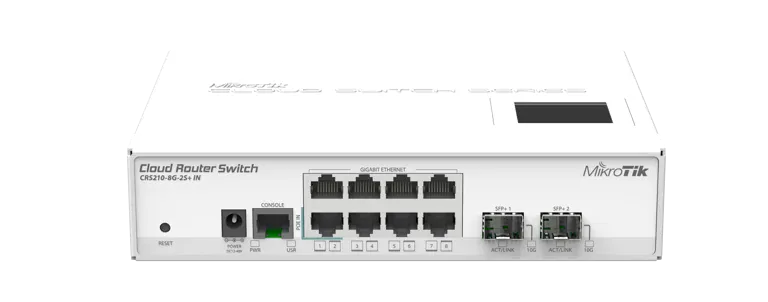 Mikrotik CRS210-8G-2S+IN коммутатор