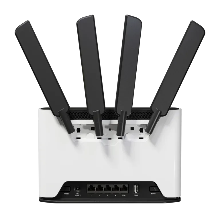 Сотовый роутер Mikrotik Chateau 5G ax S53UG+M-5HaxD2HaxD-TC&RG502Q-EA 1x2.5G, 4xGigabit Ethernet, LTE Cat20 Сотовый роутер Mikrotik Chateau 5G ax S53UG+M-5HaxD2HaxD-TC&RG502Q-EA 1x2.5G, 4xGigabit Ethernet, LTE Cat20