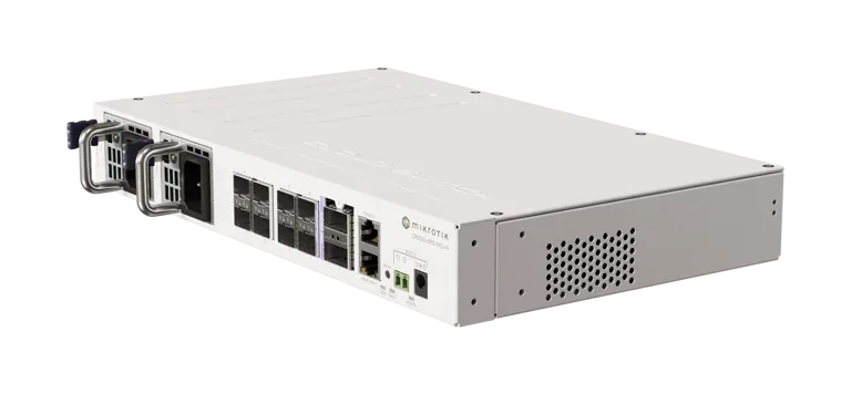 Коммутатор Mikrotik CRS510-8XS-2XQ-IN 2x100G QSFP28, 8x25G SFP28, 1xFast Ethernet Коммутатор Mikrotik CRS510-8XS-2XQ-IN 2x100G QSFP28, 8x25G SFP28, 1xFast Ethernet
