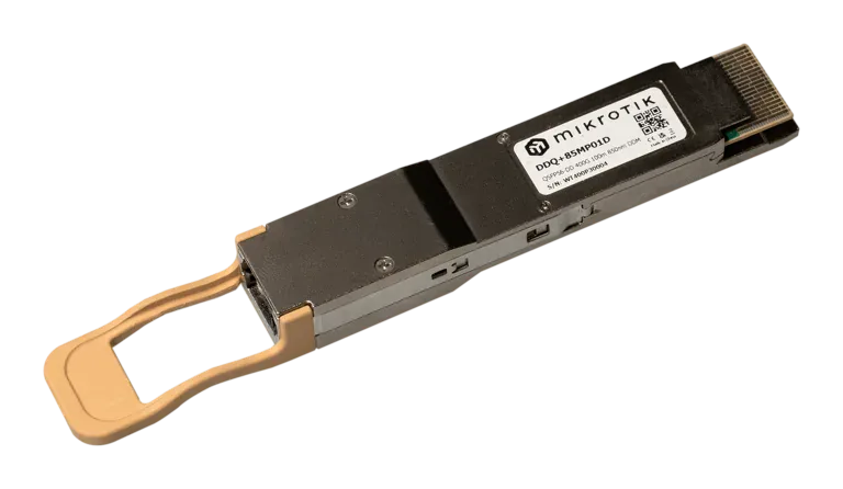 Оптический трансивер Mikrotik DDQ+85MP01D MTP/MPO, 400G, До 100 m Оптический трансивер Mikrotik DDQ+85MP01D MTP/MPO, 400G, До 100 m