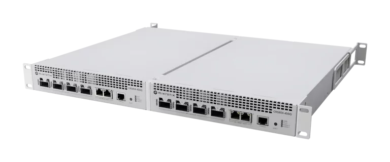 Коммутатор Mikrotik CRS804 DDQ CRS804-4DDQ-hRM 4x400G QSFP-DD, AL52400, 4 GB RAM Коммутатор Mikrotik CRS804 DDQ CRS804-4DDQ-hRM 4x400G QSFP-DD, AL52400, 4 GB RAM