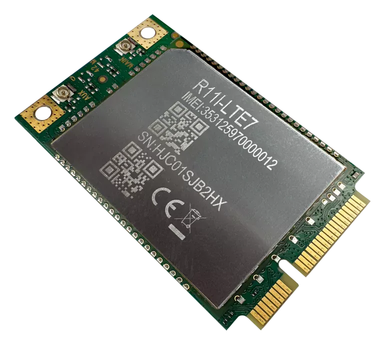 Сотовый модем Mikrotik R11e-LTE7 LTE Cat7, IP00, -10°C - 55°C Сотовый модем Mikrotik R11e-LTE7 LTE Cat7, IP00, -10°C - 55°C