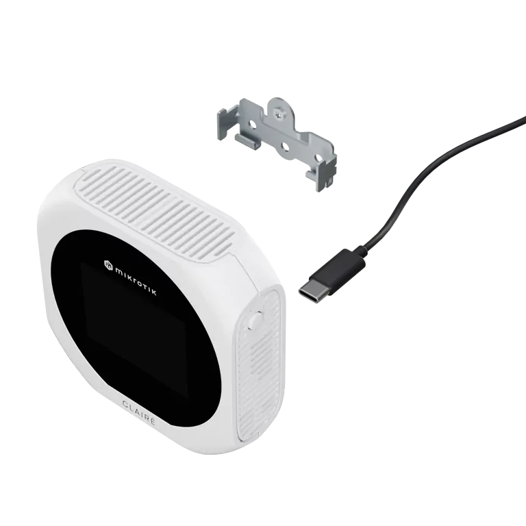 Датчик качества воздуха Mikrotik CLAIRÉ Lite IAQM-THC2V-W CO₂ и VOC, Matter over Thread, 76 x 76 x 24mm Датчик качества воздуха Mikrotik CLAIRÉ Lite IAQM-THC2V-W CO₂ и VOC, Matter over Thread, 76 x 76 x 24mm
