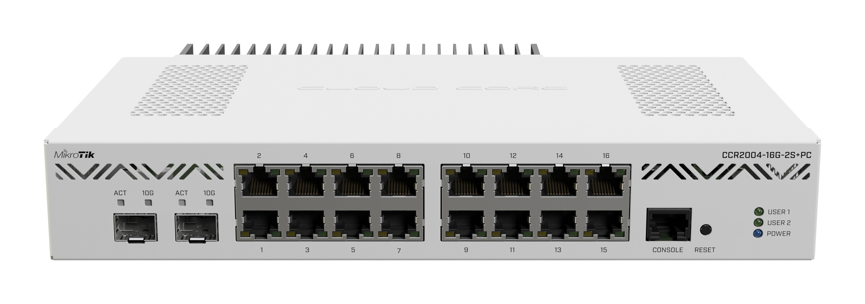 MikroTik - маршрутизатор CCR2004-16G-2S+PC